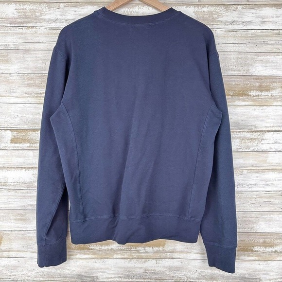ATEYO Unisex Duo Pullover Gaming Sweatshirt Size Medium Navy Blue Crew Neck - Picture 6 of 12